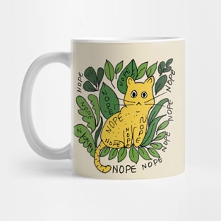 NOPE CAT Mug